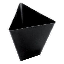 Plastikschüssel "Triangle" Schwarz 70 ml (25 Stück)