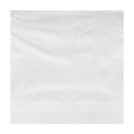 Papierservietten weiß 40x40cm 2-lagig (50 Stück)