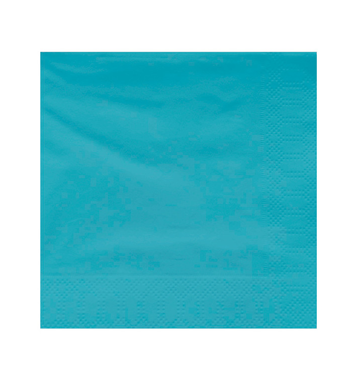 Papierservietten Hellblau 2L 40x40cm (1200 Stück)