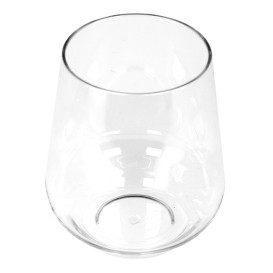 Plastikbecher Transparent Tritan "Elegance" 390ml (1 Stück)