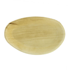 Palmblattteller Oval 19x12cm (10 Stück)