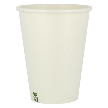 Plastikfreier Pappbecher 14 Oz/420ml Weißer Ø9,0cm (1.000 Stück)