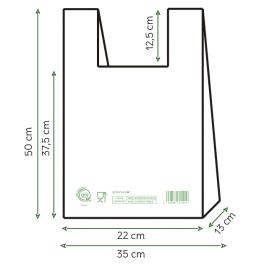 Hemdchenbeutel Home Compost “Classic” 35x50cm (100 Stück)