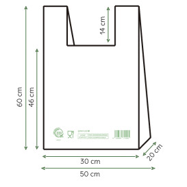 Hemdchenbeutel Home Compost “Classic” 50x60cm (100 Stück)