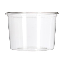 Plastickschale Kompostierbar PLA Transparent 480ml (600 Stück)