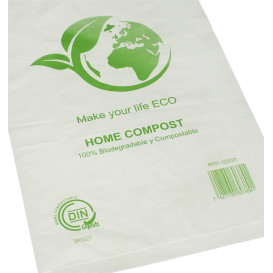 Plastiktüten mit Griffloch Bio Home Compost 20x33cm (3000 Stück)