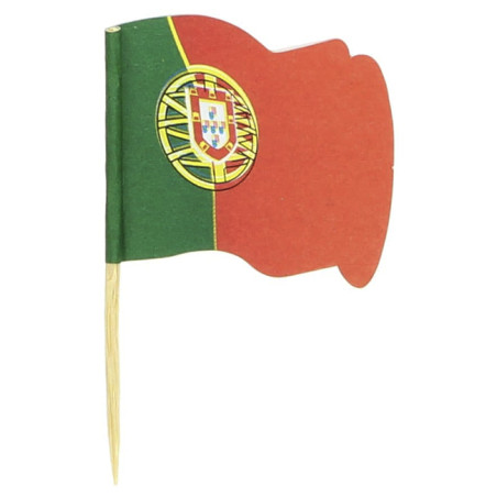 Holzspieße Flagge "Portugal" 6,5cm (144 Stück)