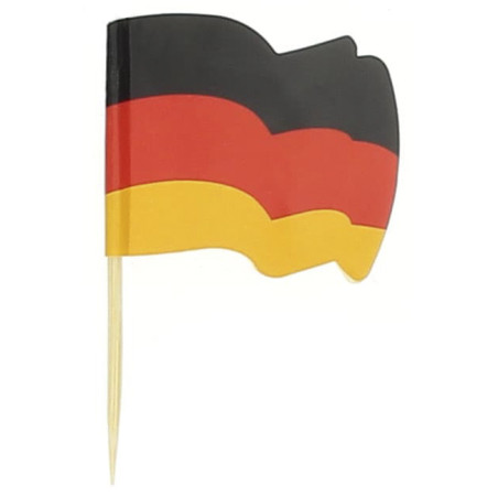 Holzspieße Flagge "Deutschland" 6,5cm (144 Stück)