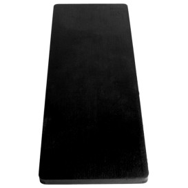 Bambusschale Schwarz 50x23x2,5cm (10 Stück)