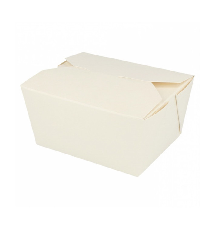 SnackBox Amerikanisch To Go Weiß 11,3x9x6,4cm 780ml (50 Stück)