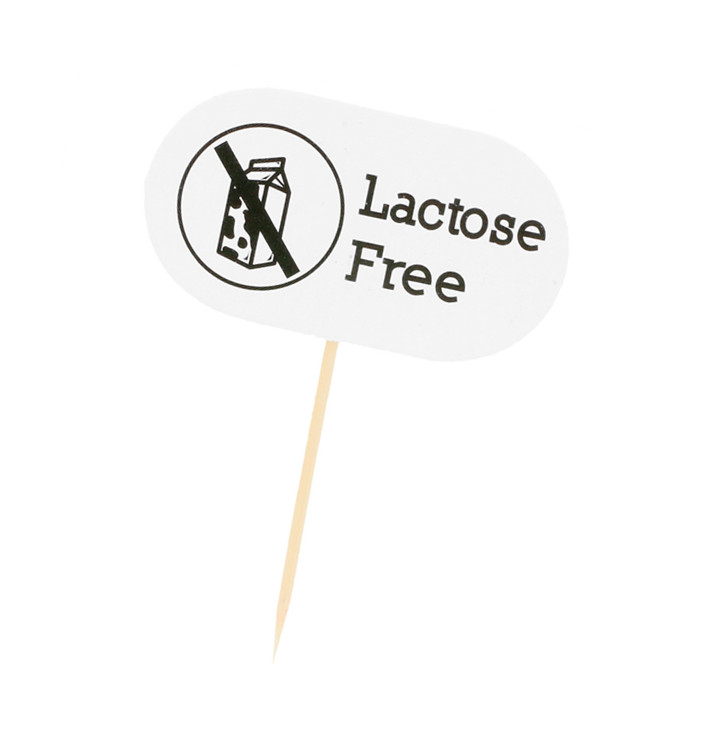 Zahnstocher Marker Lactose Free 8 cm (100 Stück)