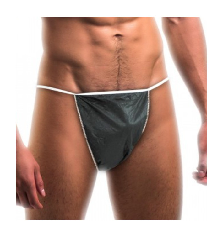 Tanga TST PP Mann Schwarz (100 Stück)