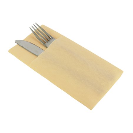 Besteckservietten Airlaid 40x40cm Creme (480 Stück)