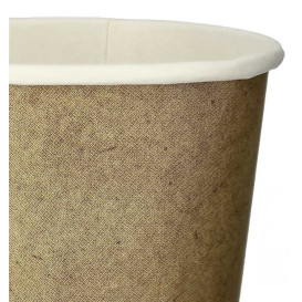 Karton Kaffeebecher to go Kraft 12Oz/360ml Ø7,5cm (55 Stück)