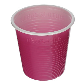 Wiederverwendbarer Becher Bicolour Fuchsie PS 160ml (450 Stück)