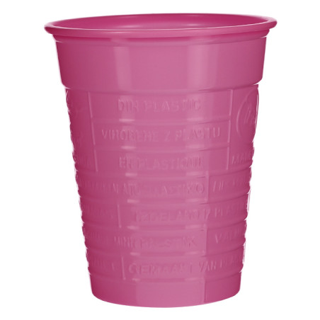 Plastikbecher PS Fuchsie 200ml (50 Stück)