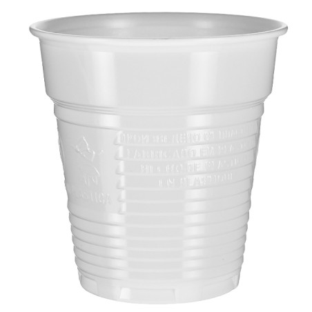 Plastikbecher PS Weiß 166ml Ø7,0cm (3.000 Stück)