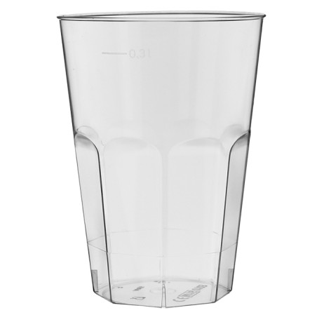 Kunststoffbecher Transparent aus PS Crystal "Deco" PS 300ml (30 Stück)