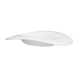 Mini-Plastikteller Durable SAN "Ellipse" Weiß 10ml (96 Stück)