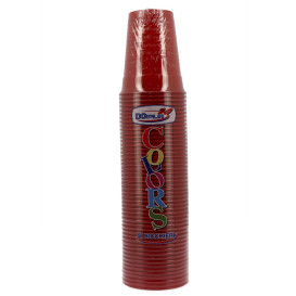 Plastikbecher PS Rot 200ml Ø7cm (1.500 Stück)