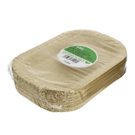 Pappschale Anti-Fett Kraft 15x23cm 245g/m² (750 Stück)