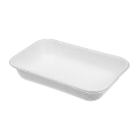 Ökologische Verpackung Weiß 470ml 18,0x12,0x4,0 cm (50 Stück)