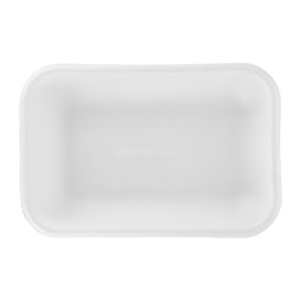 Ökologische Verpackung Weiß 470ml 18,0x12,0x4,0 cm (50 Stück)