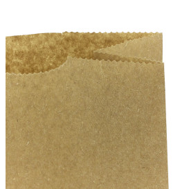 Papiertüten ohne Henkel Kraft braun 45g/m² 12+8x24cm (25 Stück)