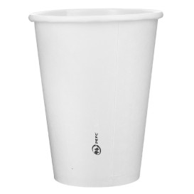 Karton Kaffeebecher to go weiß 12 Oz/360ml Ø8,9cm (40 Stück)