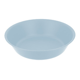 Wiederverwendbare Plastikteller PP Mineral Blau Ø18cm (6 Stück)