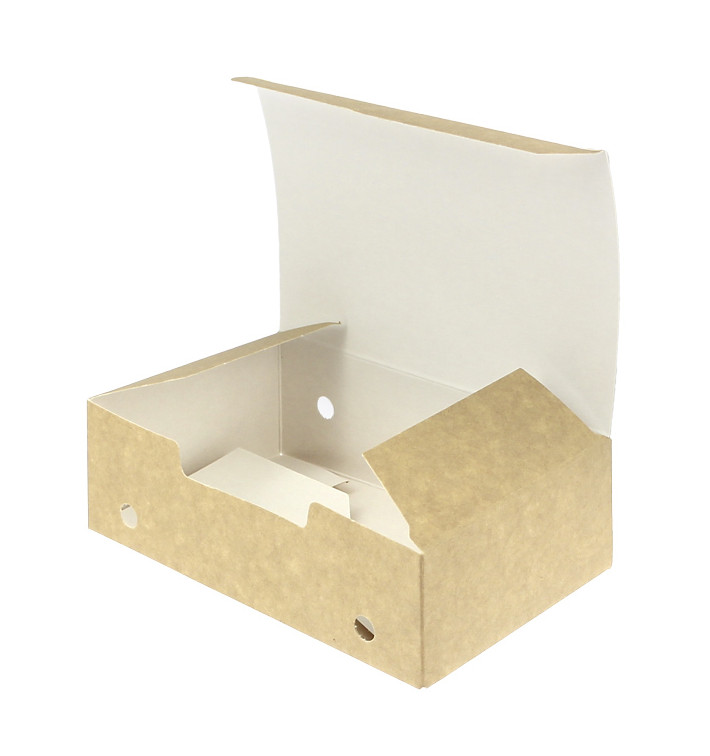 SnackBox mit Deckel To Go Mittlere Kraft 145x90x45mm (25 Stück)