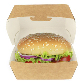 Hamburger Box Kraft 12x12x7 cm (25 Stück)