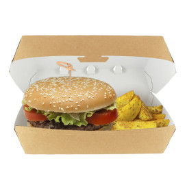 Hamburger Box Kraft Gigante 23x17,5x8cm (175 Stück)