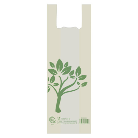 Hemdchenbeutel Tasche Home Compost “Be Eco!” 30x60cm 14µm (100 Stück)