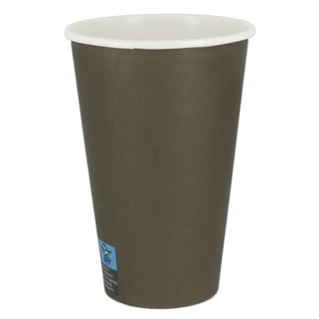 Karton Kaffeebecher to go Braun 12Oz/360ml Ø8,0cm (2.000 Stück)