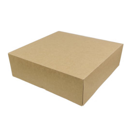 Kraftkarton-Box mit Klappe vorne 28x28+10cm (100 Stück)