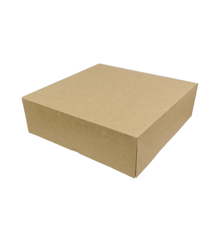 Kraftkarton-Box mit Klappe vorne 28x28+10cm (100 Stück)