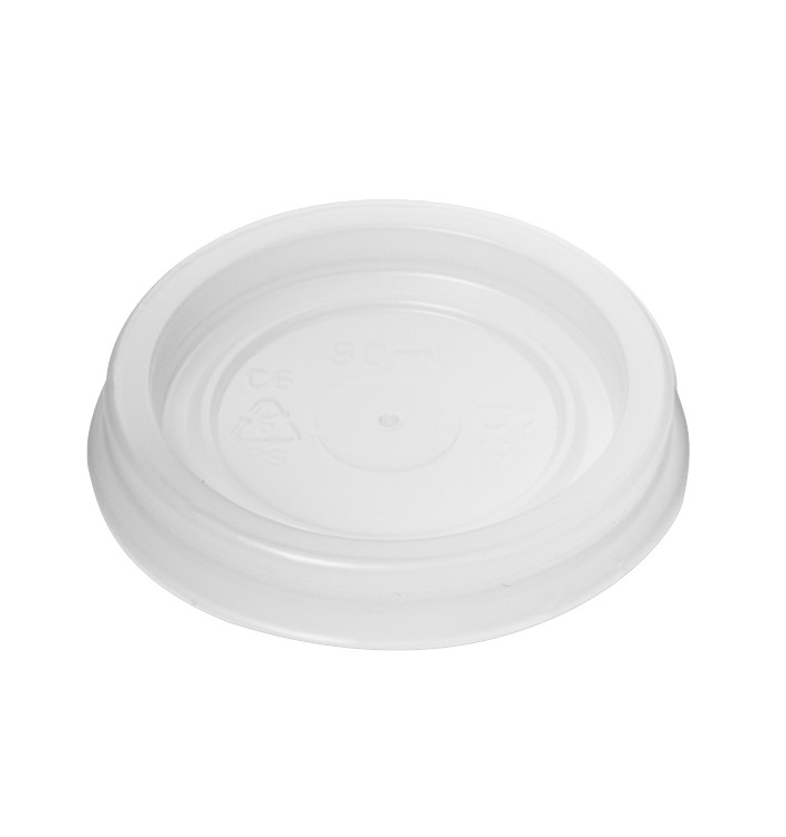 Deckel für plastikbecher PS 80/100ml Ø5,7cm (2400 Stück)