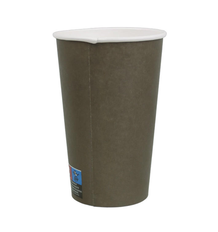 Kaffeebecher Braun 16Oz/480ml Ø9,0cm (50 Stück)