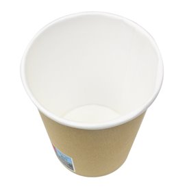 Kartonbecher 9 Oz/280ml Kraft-Kraft Ø8,1cm (1.000 Stück)