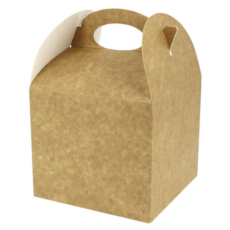 Lunchbox Kraft 13,1x13,1x11,5cm (25 Stück)