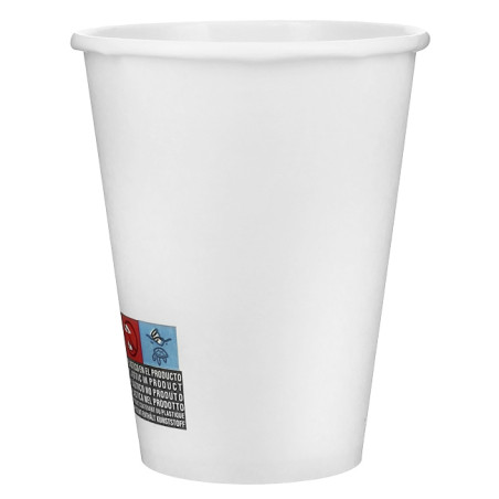 Karton Kaffeebecher to go weiß 12 Oz/360ml Ø8,9cm (600 Stück)