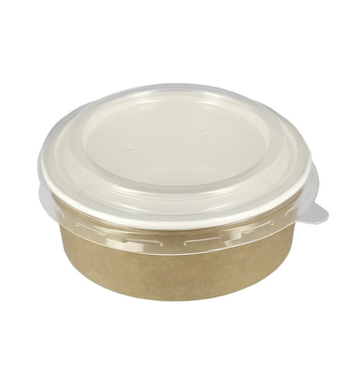 Suppenbecher To Go Kraft Mit Deckel PP 25 Oz/750ml (250 Stück)