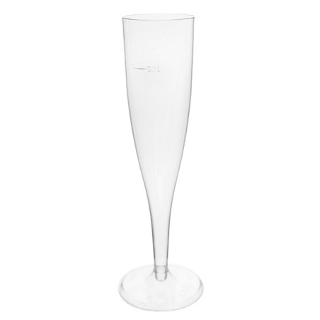 Mehrweg Sektglas aus PS Premium 140ml (100 Stück)