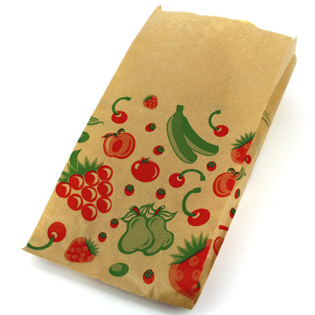 Obsttüten Kraft 14+7x28cm (100 Stück)