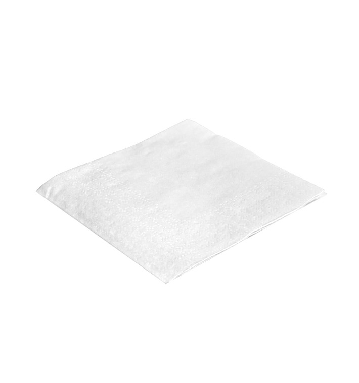 Papierservietten "Cocktail" weiß 20x20cm (100 Stück)