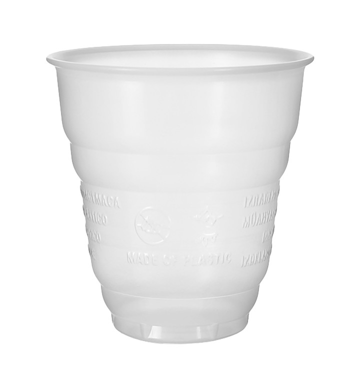 Plastikbecher Design Transparent 166ml Ø7,0cm (3.000 Stück)