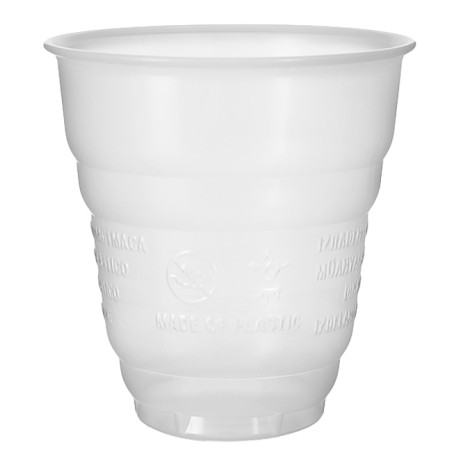 Plastikbecher Design Transparent 166ml Ø7,0cm (3.000 Stück)