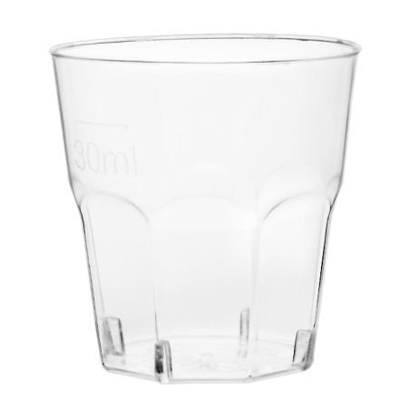 Wiederverwendbarer Schnapsglas PS Klar 30ml (50 Stück)