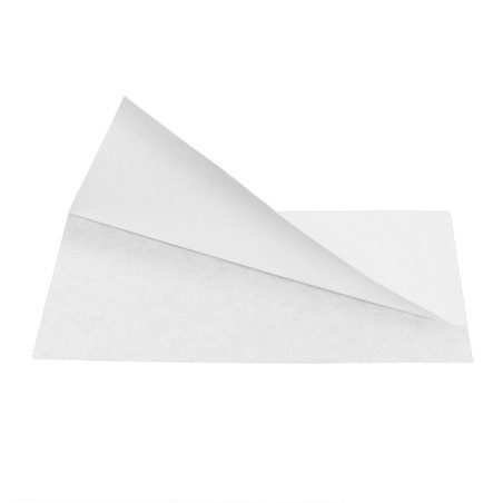 Burgerpapier fettdicht offen 2S Weiß 25x13/10cm (100 Stück)